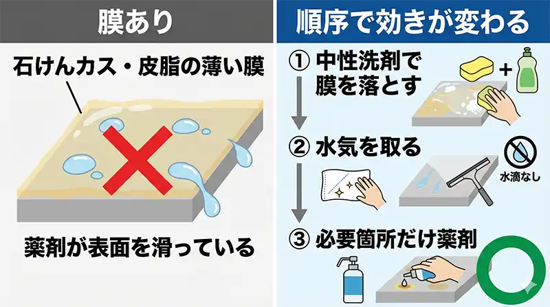 栄養膜を剥がす_効きを上げる順序
