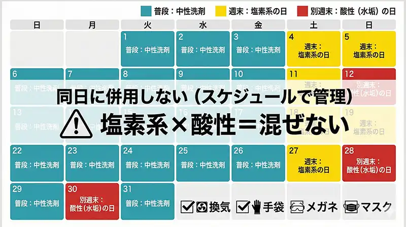 混ぜない安全スケジュール_例