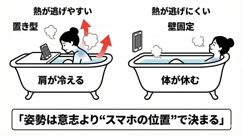 風呂フタ視聴_肩が冷える仕組み図