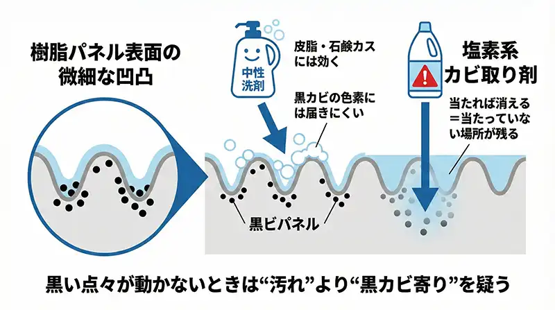 黒いシミ_黒カビ_メカニズム図