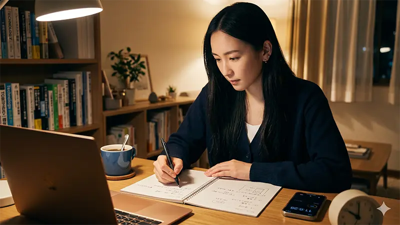 it_study_30min_routine_desk