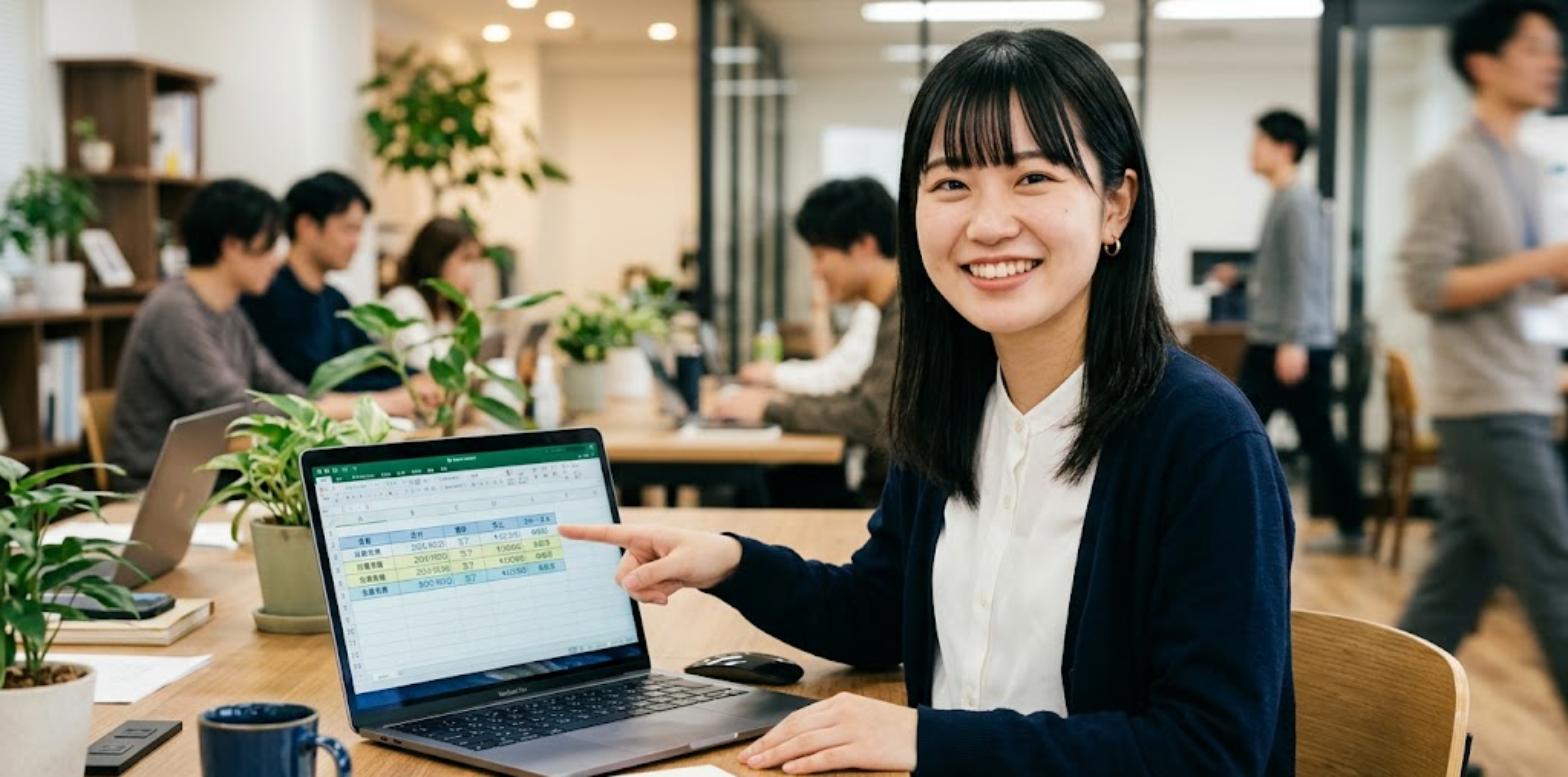 エクセルの重複データについて説明する20代女性IT講師