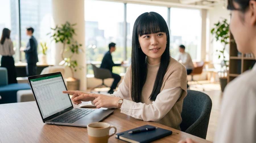 エクセルの使用範囲を確認する方法を教えるExcel講師