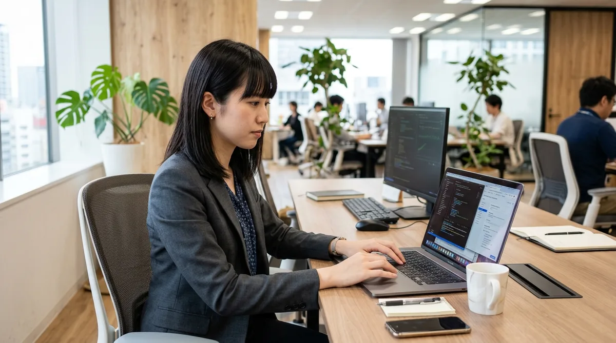 Excelの開発タブとVBE画面を設定するシーン